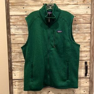 Patagonia Men’s Better Sweater vest, Never Worn! Sz XL, dark green